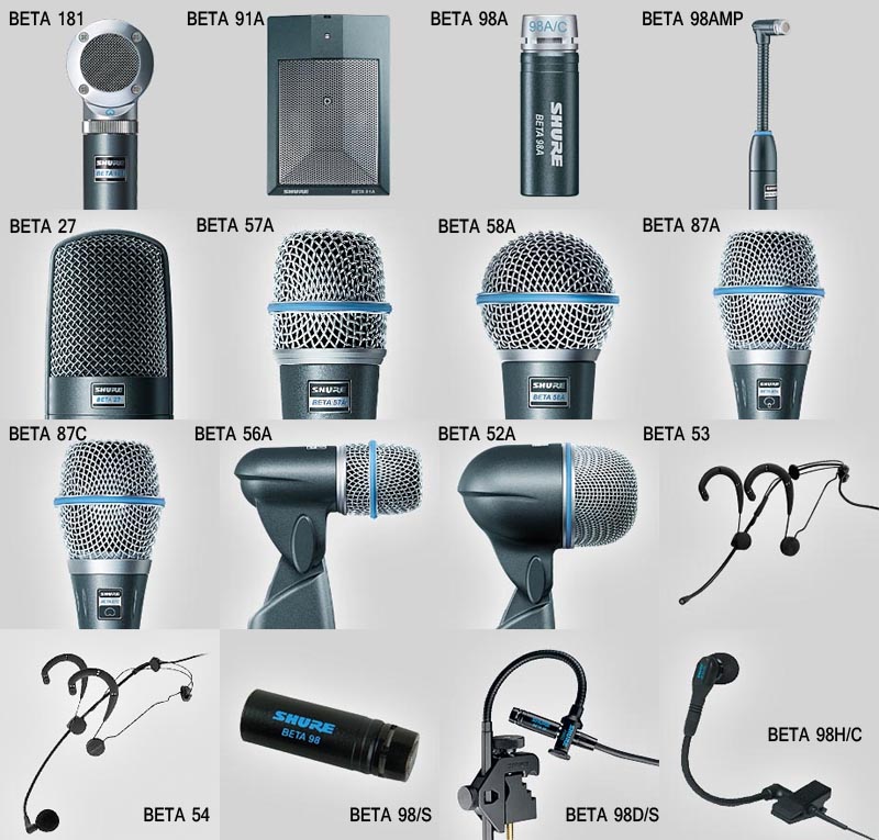 Cívico Justicia propietario Nuevos micrófonos Shure serie Beta – Audiosat Pro, S.L.
